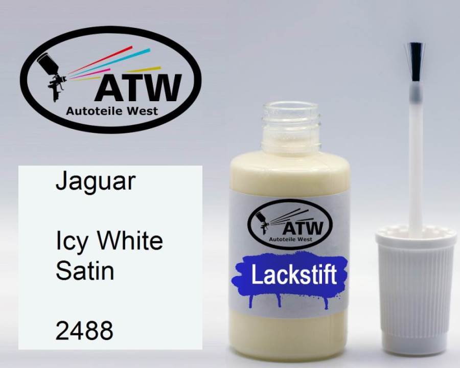 Jaguar, Icy White Satin, 2488: 20ml Lackstift, von ATW Autoteile West.